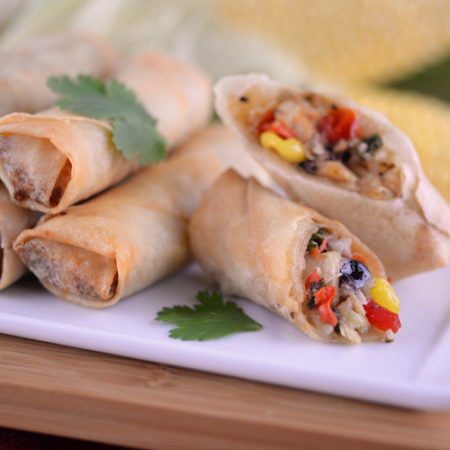 Southwest Style Spring Roll with Chicken